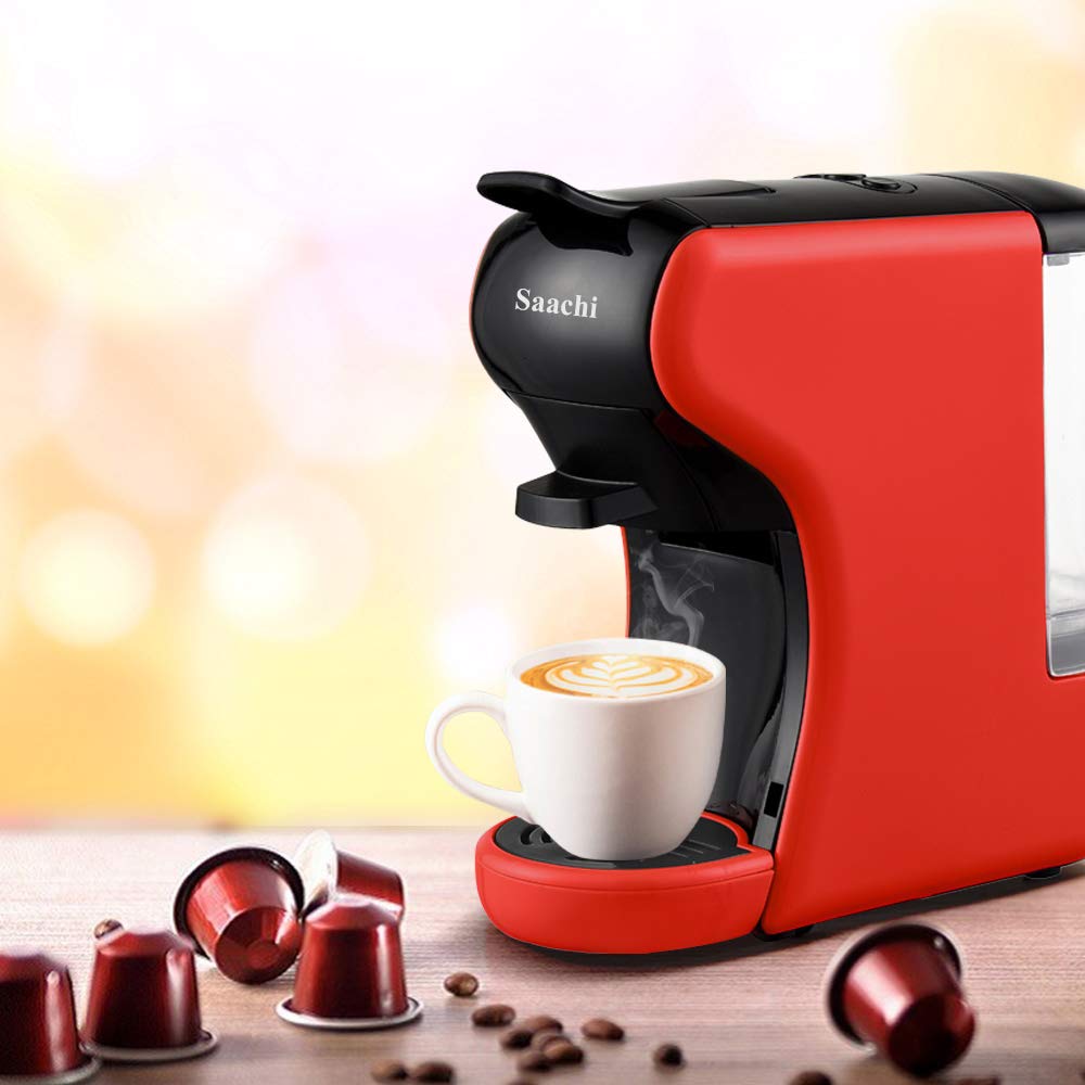 Saachi Multi Capsule Machine With 19 Bar Automatic Steam Pressure Pump Saachi Multi Capsule Machine With 19 Bar Automatic Steam Pressure Pump